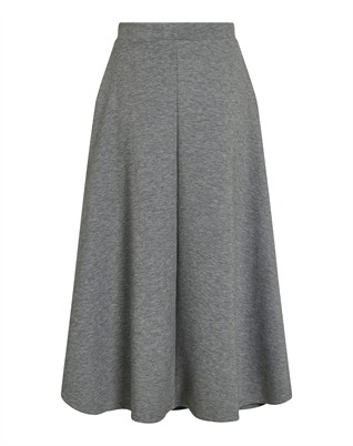 ViReflect HW Wide Midi Nederdel - Medium Grey Melange 